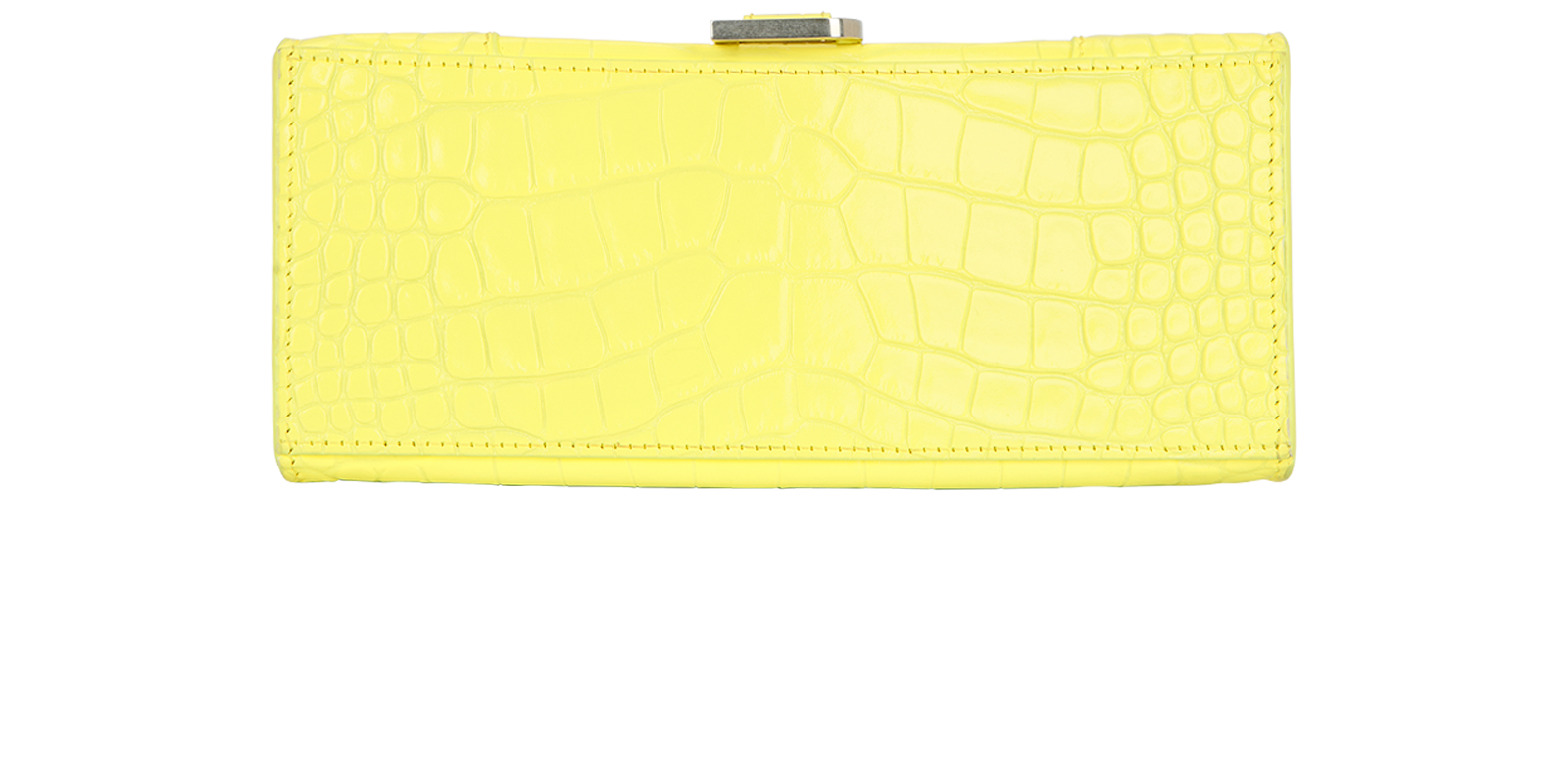 Hourglass Small, &pound;550, Handbags, Yellow, Leather, Top view